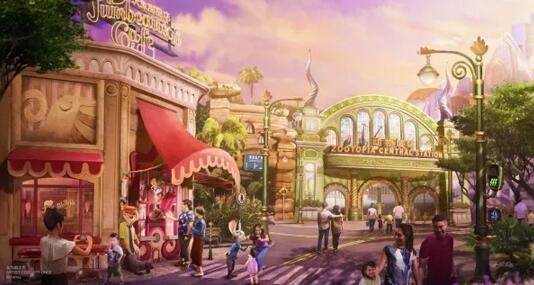 迪士尼乐园八大主题园区：“疯狂动物城”概念图