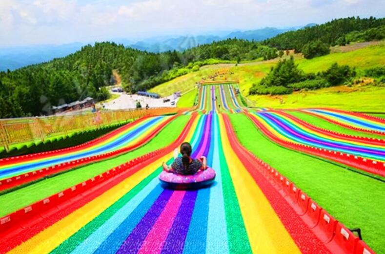 农庄游乐设备-彩虹滑道